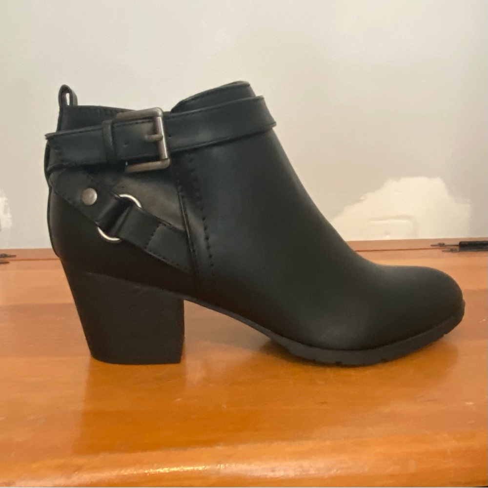 Indigo Black Ankle Booties - Picture 2 of 11